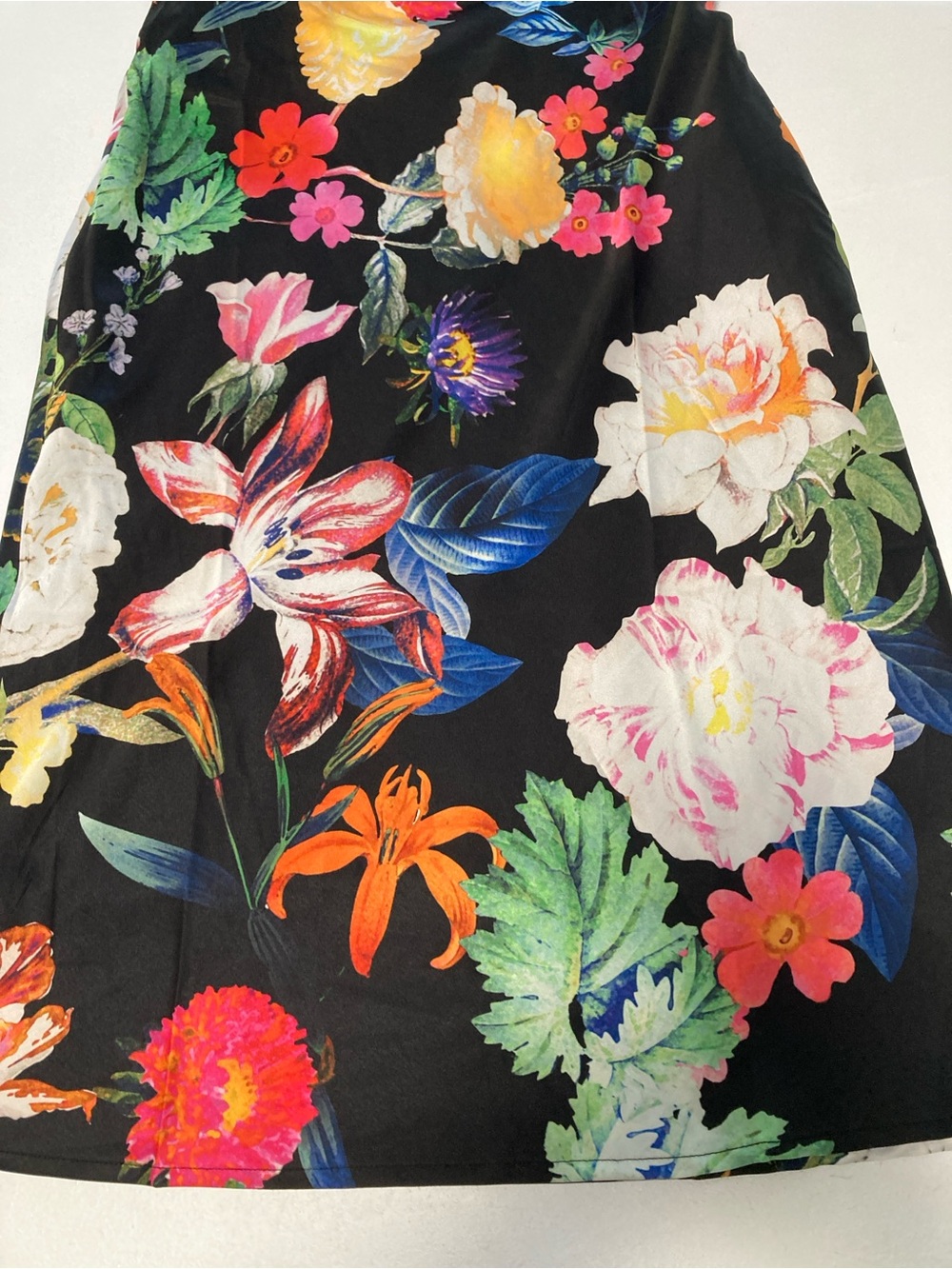 Guess Women's Floral Ruched One-Shoulder Cindy Dress Floral Garden Glow Size 8 - Picture 3 of 15